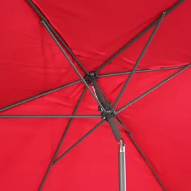 sweeek Rechteckiger Sonnenschirm 200 x 300 cm Rot
