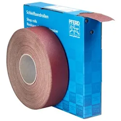 Korund Schleifbandrolle Gewebe SBR Breite 50mmxLänge 50m A100 für universelle Anwendung