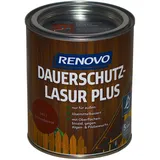 0,75L RENOVO Dauerschutzlasur 3411 Schwedenrot Lasur Holzlasur