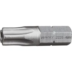 HAZET 5-Stern-Bit Sechskant 6,3 (1/4 Zoll) Innen-5-Stern Profil mit Zapfen - 2225-10H