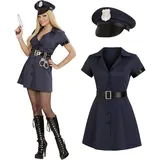 W WIDMANN MILANO Party Fashion - Kostüm Polizistin, Kleid, Uniform, Polizei, Faschingskostüme