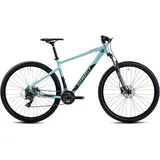 Ghost Mountainbike »Kato AL«, 21 Gang, Shimano, Tourney RD-TY300 Schaltwerk, Kettenschaltung, für Damen und Herren, Kettenschaltung, 15237641-44 mint-schwarz 29 Zoll (73,66cm), grün 44 cm)