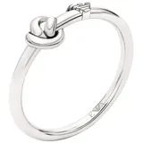 Emporio Armani Fingerring Schmuck Geschenk Silber 925 Knoten-Optik silberfarben 18