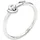 Emporio Armani Fingerring Schmuck Geschenk Silber 925 Knoten-Optik silberfarben 18