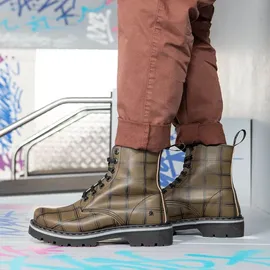 Art Schnürstiefeletten Herren Bunt 42