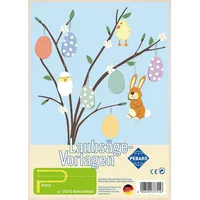 Peter Bausch GmbH & Co. KG PEBARO 373/1S - Laubsägevorlage Osterschmuck, 1 Platte, Größe DIN A4