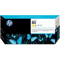 HP 80 gelb + Reiniger (C4823A)
