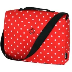 BRIO 63891594 Wickeltasche rot mit Punkten