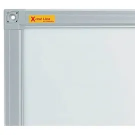 Franken Kombitafel 120 x 90 cm grau / weiß