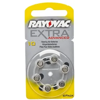 Rayovac Extra Advanced 10 PR70 Hörgeräte Batterie (6er Blister)