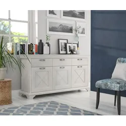 Sideboard KASHMIR - weiß