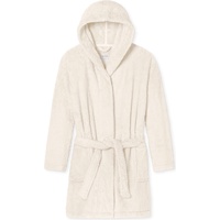 SCHIESSER Morgenmantel Teddy-Fleece Comfort-Fit off white L