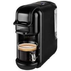 Team Kalorik Kapsel-/Kaffeepadmaschine BrewCraft Pro, 4-in-1 Kaffeemaschine: Nespresso, Dolce Gusto, Kaffeepulver & Pads schwarz