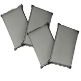 4 Stück feinfilter für poolroboter für meranus power 4.0 ersatzteile,filter für poolroboter,filtermatte,25x16x4cm Schwarz Weiß