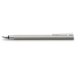 FABER-CASTELL Füller Neo Slim Edelstahl matt M