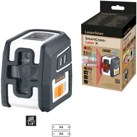 LASERLINER SmartCross-Laser X Kreuzlinienlaser selbstnivellierend Reichweite (max.): 10 m