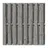 Delta Bohlenzaun 180 x 180 cm Grau/Holz
