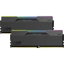 Klevv CRAS V DDR5 RGB 32GB (2X 16GB) 6000MHz CL30 Gaming-Arbeitsspeicher RAM Kit XMP 3.0 Hochleistungs-Übertaktung 30-36-36-76