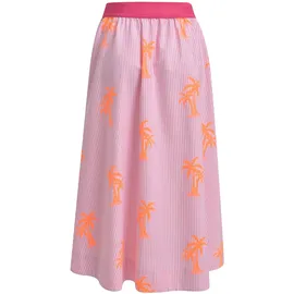 Milano Italy Sommerrock Damen Gestreift Pink 40