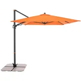 Doppler Pendelschirm myZone AX ca. 320 cm x 240 cm Orange 8-teilig