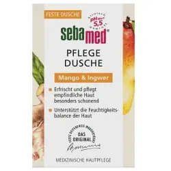 sebamed® Pflege Dusche fest mit Mango & Ingwer 827806 , 1 Packung = 100 g