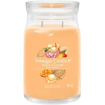 Yankee Candle Mango Ice Cream große Kerze 567 g orange