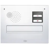 RENZ Frontplatte eckig, 360 x 280 mm, silber eloxiert