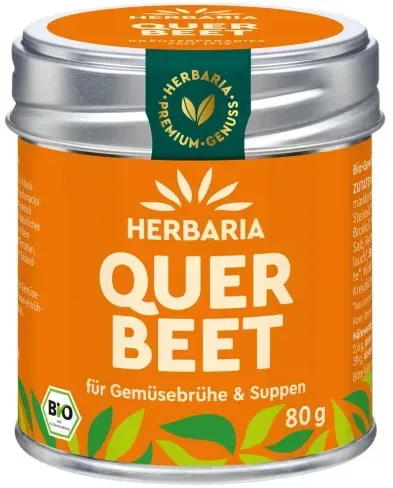 Herbaria Querbeet Gemüsebrühe & Würzmittel SD-Dose bio
