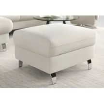sit&more Stauraumhocker »Grenoble« mit Stauraum und satinierten Füßen beige
