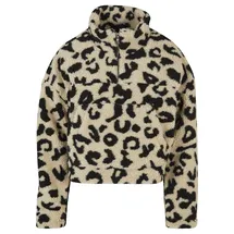 URBAN CLASSICS Aop Sherpa Halbzippullover Sand Leo S