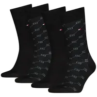 Tommy Hilfiger Socken (4 Paar) schwarz 39-42