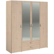 Parisot Drehtürenschrank Daily 160 x 185 x 51 cm Braun