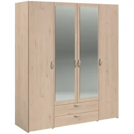 Parisot Drehtürenschrank Daily 160 x 185 x 51 cm Braun