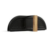 GOZNEY Ofentür für Pizzaofen Größe 2,0 Holz, Stahl schwarz