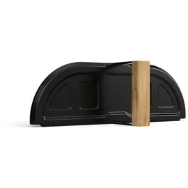 GOZNEY Ofentür für Pizzaofen Größe 2,0 Holz, Stahl schwarz