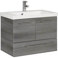 Saphir »Quickset Mineralmarmor-Waschtisch mit Unterschrank, 74 cm breit«, Wachplatz,