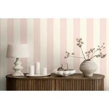 A.S. Création Vliestapete Trendwall 2 0,53 x 10,05 m 381013 Rosa/Weiß