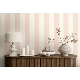A.S. Création Vliestapete Trendwall 2 0,53 x 10,05 m 381013 Rosa/Weiß