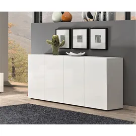 Home Affaire Sideboard 180 x 80 x 38 cm Weiß