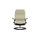 Stressless Relaxsessel mit Hocker Leder 76 x 100 x 71 cm creme