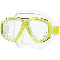 Tusa M-212 Ceos Clear Skirt Scuba Diving Mask - Flash Yellow