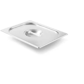 HENDI 806838 Deckel, für Gastronormbehälter, Temperaturbeständig von -40° bis 300°C, Heissluftöfen-Kühl- und Tiefkühlschränken-Chafing Dishes-Bain Marie, Stapelbar, GN 1/2, 265x325mm,
