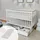 Kids Collective Babybett Kinderbett Gitterbett 60x120 höhenverstellbar & herausnehmbare Sprossen, | weiss sehr stabil Europe - weiß