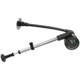 Beto Dämpferpumpe mit Manometer, 28 Bar, schwarz/silber