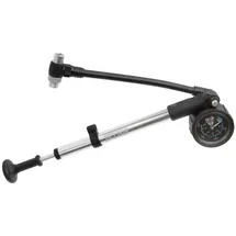 Beto Dämpferpumpe mit Manometer, 28 Bar, schwarz/silber