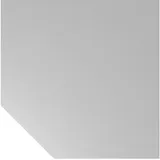 Hammerbacher Verbindungsplatte VXBT12 lichtgrau, silber Trapezform 120,0 x 120,0 x 2,5 cm