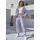 Buffalo Kapuzensweatjacke Damen lavendel Gr.44/46