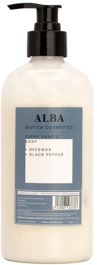 Matica Cosmetics Handseife ALBA – Black Pepper Seife   