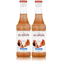 Monin Caramel Light Sirup 250 ml - Für Cocktail und Kaffee (2er Pack)