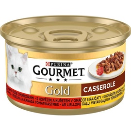 Purina Gourmet Gold Rind & Huhn in Tomatensauce 24 x 85 g